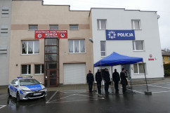 Otwarcie posterunku policji w Świerklanach /fot. A. Kucharzewska/