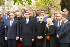 W Warszawie odsłonieto pomnik Wojciecha Korfantego /fot. A.Kucharzewska/