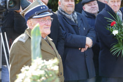 Jeden z uczestników uroczystości/fot. I. Matuszewska