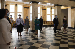 Wręczenie odznaczeń państwowym pracownikom służby zdrowia /fot. A. Księżnik/