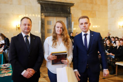 Galeria zdjęć z finału konkursu „Pocztówka na sto lat – moja Niepodległa” oraz wernisażu prac /fot. Anna Karendał/