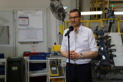 Wizyta premiera Mateusza Morawieckiego w Bielsku-Białej /fot. A. Księżnik/