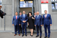 Wizyta premiera Mateusza Morawieckiego w Centrum Symulacji Medycznej w Zabrzu /fot. A. Księżnik/