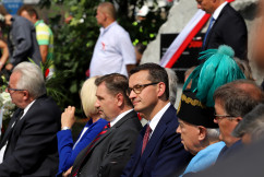 Galeria zdjęć z obchodów w Jastrzębiu-Zdroju z udziałem premiera Mateusza Morawieckiego oraz wojewody Jarosława Wieczorka /fot. A. Karendał/