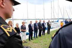Zdjęcia z tegorocznej edycji akcji „Kręci mnie bezpieczeństwo... nad wodą” na zbiorniku Dziećkowice w Chełmie Śląskim /fot. A. Karendał/