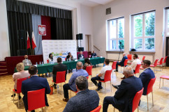 Spotkanie z przedsiębiorcami i samorządowcami w Bobrownikach /fot. B. Półrolnik/