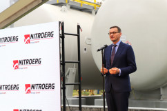 Uroczystość otwarcia nowej linii produkcyjnej w Nitroerg /fot. A. Księżnik/