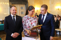 Galeria zdjęć z finału konkursu „Pocztówka na sto lat – moja Niepodległa” oraz wernisażu prac /fot. Anna Karendał/