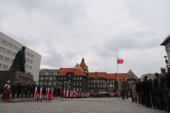 Uczestnicy uroczystych obchodów/foto:ŚUW