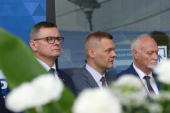 Uroczystość nadania imienia dworcowi w Katowicach /fot. A. Kucharzewska/