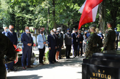 Uroczystości z okazji 81. rocznicy śmierci Wojciecha Korfantego /fot. A. Księżnik/