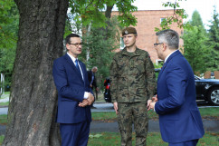 Wizyta premiera Mateusza Morawieckiego w Rudzie Śląskiej /fot. A. Księżnik/