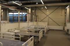 Szpital tymczasowy w Pyrzowicach /fot. I. Matuszewska/