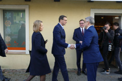 Wizyta premiera Mateusza Morawieckiego w Pilchowicach /fot. A. Kucharzewska/