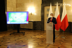 Briefing dot. sytuacji epidemiczne /fot. A. Księżnik/