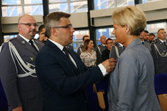 Galeria zdjęć z obchodów Święta Policji w Komendzie Wojewódzkiej Policji w Katowicach /fot. A. Kucharzewska/