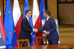 Galeria 5 zdjęć z inauguracji budowy instytucji naukowych w Katowicach/fot. A. Kucharzewska
