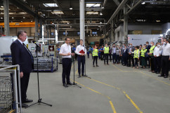 Wizyta premiera Mateusza Morawieckiego w Bielsku-Białej /fot. A. Księżnik/