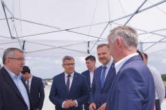 Fotogaleria z uroczystego podpisania umowy na zaprojektowanie i wybudowanie ostatniego brakującego odcinka autostrady A1 w województwie śląskim / fot. I. Matuszewska