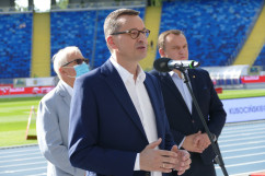 Wizyta premiera Mateusza Morawieckiego w Chorzowie /fot. A. Kucharzewska/