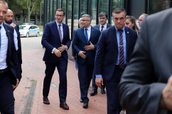 Zdjęcia z wizyty premiera Mateusza Morawieckiego w województwie śląskim - na Jasnej Górze, w CSRG w Bytomiu oraz w Katowicach /fot. A. Kucharzewska, A. Karendał/