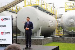 Uroczystość otwarcia nowej linii produkcyjnej w Nitroerg /fot. A. Księżnik/