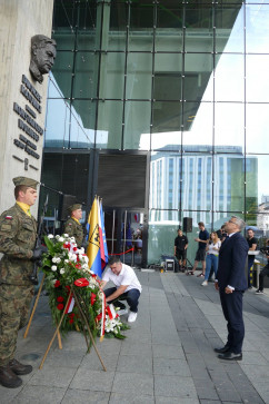 Uroczystość nadania imienia dworcowi w Katowicach /fot. A. Kucharzewska/
