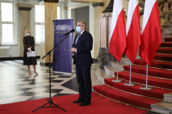 Briefing prasowy Wojewody Śląskiego /fot. A. Księżnik/