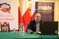 Uczestnicy wideokonferencji, której gospodarzem był Śląski Urząd Wojewódzki. 