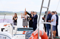 Zdjęcia z tegorocznej edycji akcji „Kręci mnie bezpieczeństwo... nad wodą” na zbiorniku Dziećkowice w Chełmie Śląskim /fot. A. Karendał/