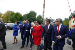 Prezes Rady Ministrów z wizytą w Koksowni Radlin /fot. A. Kucharzewska/