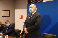 Przemawia wicewojewoda śląski Jan Chrząszcz. /fot. A. Kucharzewska/