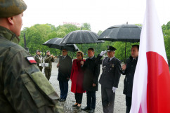 Zdjęcia z konferencji prasowej z udziałem ministra Mariusza Błaszczaka w WSZW. /fot. A. Kucharzewska/