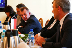 Spotkanie dotyczące współpracy polsko-czeskiej w dziedzinie afrykańskiego pomoru świń/fot. B. Półrolnik