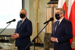 Konferencja prasowa dot. kolejnego okresu zasiłkowego programu 500+ /fot. A. Księżnik/