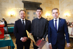 Galeria zdjęć z finału konkursu „Pocztówka na sto lat – moja Niepodległa” oraz wernisażu prac /fot. Anna Karendał/