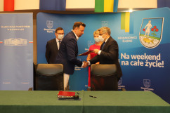 Uroczystość podpisania umów w ramach RPRD w Siemianowicach Śląskich /fot. A. Księżnik/