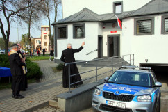 Fotogaleria z otwarcia Posterunku Policji w Porębie z udziałem wicewojewody śląskiego Mariusza Trepki.