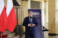 Briefing prasowy Wojewody Śląskiego dotyczący tarczy antykryzysowej /fot. A. Księżnik/