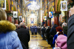 Odsłonięcie pomnika poświęconego funkcjonariuszom służb mundurowych oraz urzędnikom państwowym i samorządowym w Sosnowcu.