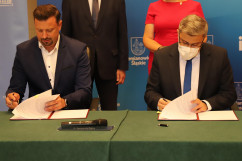 Uroczystość podpisania umów w ramach RPRD w Siemianowicach Śląskich /fot. A. Księżnik/