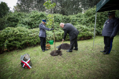 Galeria zdjęć z obchodów 79. rocznicy wybuchu II wojny światowej oraz 25. rocznicy utworzenia i poświęcenia Grobu Policjanta Polskiego /fot. KWP Katowice/