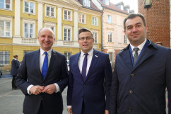 W Warszawie odsłonieto pomnik Wojciecha Korfantego /fot. A.Kucharzewska/