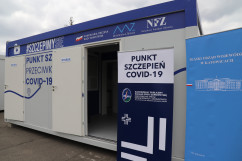Briefing dot. majówkowej akcji szczepień /fot. I. Matuszewska/