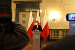 Briefing dot. sytuacji epidemiczne /fot. A. Księżnik/