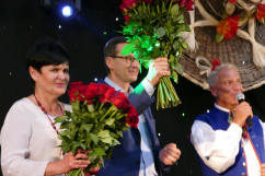 Zdjęcia z zakończenia II etapu 76.TdP z udziałem Premiera oraz Wojewody Śląskiego /fot. Alina Kucharzewska/