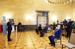 Konferencja prasowa dotycząca Polskiego Ładu - wypowiedź wojewody śląskiego Jarosława Wieczorka /fot. K.Szczepanek/