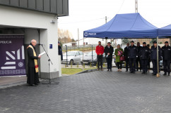 Otwarcie Posterunku Policji w Kroczycach - poświęcenie nowego posterunku /fot. B. Półrolnik/