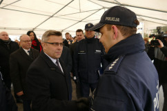 Otwarcie posterunku policji w Świerklanach /fot. A. Kucharzewska/