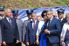 Galeria zdjęć z wizyt ministra spraw wewnętrznych i administracji w woj. śląskim /fot. A. Kucharzewska/